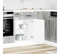ATOMSTACK MAKER Lucca Sonoma - Mueble bajo de cocina (50 x 46 x 81,5 cm, madera con patas regulables, capacidad de carga de 60 kg, para cocinas integradas, incluye cajón y puertas)