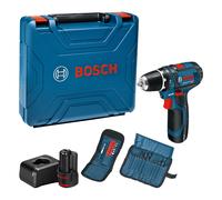 Atornillador a batería bosch professional 12v brushless - 2 baterias - gsr 12v-15 professional