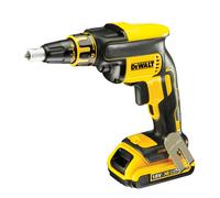 Atornillador a batería dewalt 18v brushless - 2 baterías xr 18v li-ion 2,0ah - cargador multi-voltaje xr, tope de profundidad (nariz), dt7520 portapuntas magnético con una punta 25mm pr2, maletín tsta