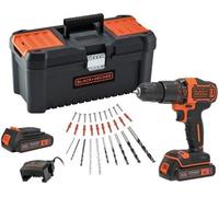 Atornillador Black & Decker BDCHD18C2TA-QW, 18V