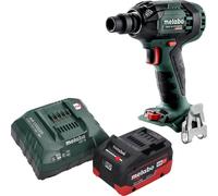 Atornillador de impacto a batería Metabo SSW 18 LTX 300 BL 18 V 300 Nm 1/2" sin escobillas + 1 batería LiHD de 5,5 Ah + cargador