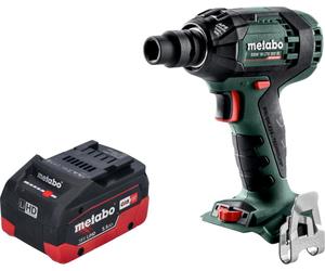 Atornillador de impacto a batería Metabo SSW 18 LTX 300 BL 18 V 300 Nm 1/2" sin escobillas + 1 batería LiHD de 5,5 Ah - sin cargador
