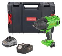 Atornillador de impacto a batería Procraft PWA80bb 20 V 1600 Nm 1/2" sin escobillas + 1 batería de 4,0 Ah + cargador + maletín RHINO
