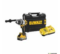 Atornillador de impacto dewalt dcd1007ww1t, 18v, 169 nm, 1x 8,0ah powe