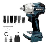Atornillador de impacto inalámbrico compatible con Bosch GBA 18 V