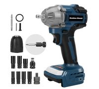 Atornillador de impacto inalámbrico compatible con Bosch GBA 18 V