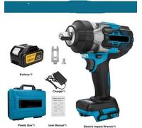 Atornillador de impacto inalámbrico – con batería – 2800 Nm – Atornillador de impacto inalámbrico – Taladro atornillador – 18 V – 1/2 pulgada – 1 batería – Caja de plástico