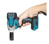 Atornillador de impacto inalámbrico de 18 V sin escobillas, llave de impacto de 1/2" con 320 Nm, atornillador de impacto giratorio para Makita 18 V batería