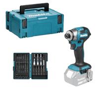 Atornillador de impacto Makita de 18V, modelo DTD173ZJX2, con un par de apriete de 180 Nm