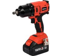 Atornillador de impacto sin escobillas de 1/2", 700 Nm, marca YATO, modelo YT-82806