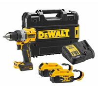 Atornillador dewalt dcd800p2t, 18v, 90nm, 2x 5,0ah, motor sin escobill