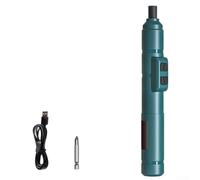 Atornillador Inalámbrico 1300mAh Recargable USB(Blue) | ergonómico, mango , reduce fatiga, uso prolongado, tareas delicadas hogar