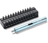 Atornillador inalámbrico con 24 puntas y 9 niveles de torque