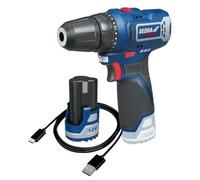 Atornillador inalámbrico DEDRA, 12V/2Ah, 32Nm, 0-400/1300 rpm, cable de carga USB-C, modelo DED7310T01