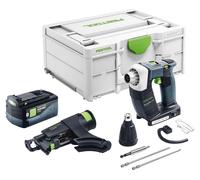Atornillador para construcción a batería Festool DWC 18-2500 Basic 18 V 18 Nm sin escobillas + 1 batería de 5,0 Ah + Systainer - sin cargador