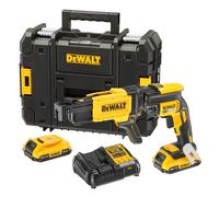Atornillador para placa de yeso 18v 2x2ah dewalt