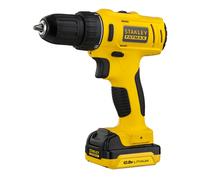 Stanley - Taladro percutor 10,8V a batería, 2 baterías de 1,5 Ah Li-Ion, cargador FMC011S2-QW