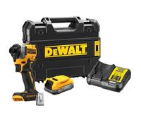 Atornilladora de impacto dewalt 18v dcf850e1t, 208nm, 1x1.7ah powersta