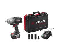 Atornilladora de impacto Parkside Performance 20V Batería y Cargador incluidos 1898Nm par max aflojamiento