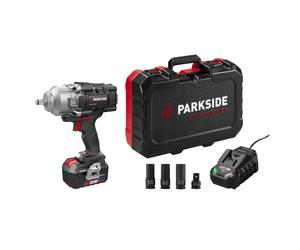 Atornilladora de impacto Parkside Performance 20V Batería y Cargador incluidos 1898Nm par max aflojamiento