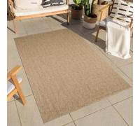 Atout Ciel - Alfombra Interior Exterior, Efecto Junco de mar, 160 x 230 cm, Color Beige