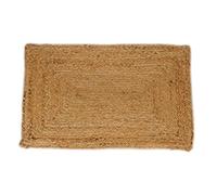 Atout Ciel Alfombra Rectangular de Yute Trenzado Natural, 60 x 90 cm