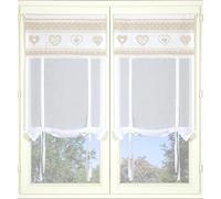 Atout Ciel - Par de persianas con Pasador (2 Unidades, 60 x 160 cm), Color Beige