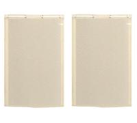 Atout Ciel Par de visillos con Ojales de 60 x 120 cm. Rodillos listos para Colocar