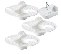 Atrapapelos para Desagüe De Ducha - Rejilla Antipelos para Desagüe de Suelo 3 Piezas - Tapón Protector con Filtro para la Ducha - Hogar Baño Bañera Lavadero Garaje Apartamento Y Vida Cotidiana Uso