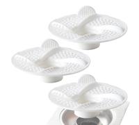 Atrapapelos para Desagües De Ducha - Pack de 3 Rejillas Filtrantes para Sumidero de Suelo - Tapón Protector con Filtro para la Ducha - para Uso Doméstico en Baño Bañera Lavadero Garaje Apartamento