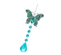Atrapasueños de para colgar en, Green butterfly pend | Fabricante de arcoíris de cristales coloridos para colgar en la ventana con cadena, de, decoraciones