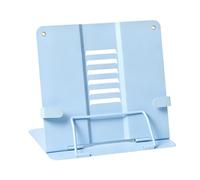 Atril estudio, Atril para libros, Atril para estudiar, Estante lectura de metal multifuncional, ángulo ajustable, postura sentada correcta, para oficina, escuela, biblioteca, hogar (Azul2)