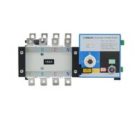 ATS Doble potencia Interruptor de Transferencia Automática AC220V 100A 160A 4P for piezas del generador diésel módulo de Control disyuntor(160A 4P ATS)