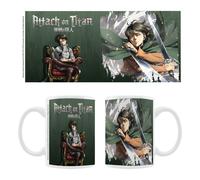 Attack on titan taza cerámica levi