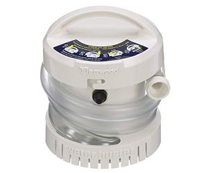 Attwood 4140-4 Bomba de achique portátil WaterBuster®, sumergible, alimentada por batería, 200 GPH, manguera de 1m