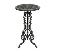 aubaho Mesa de jardín Mesa Auxiliar Hierro 72cm Estilo Antiguo