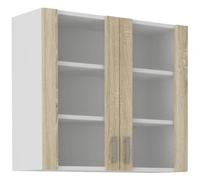 AUCUNE Armario alto SARA - 2 puertas - Roble Sonoma