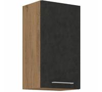 Aucune Columna ROCK con decoración roble lancelot y gris matera - 1 puerta