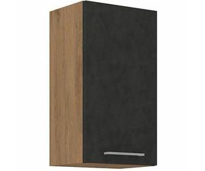 Aucune Columna ROCK con decoración roble lancelot y gris matera - 1 puerta