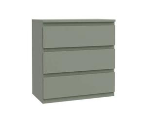 Aucune Cómoda EDMORE de 3 cajones - Verde salvia