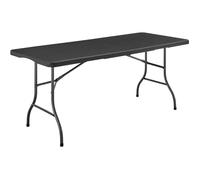 Aucune Mesa de recepción plegable para 8 personas - Negro