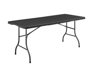 Aucune Mesa de recepción plegable para 8 personas - Negro