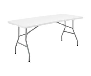 Aucune Mesa plegable de plástico de 180 cm para 8 personas