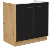 Aucune Mueble bajo fregadero MODENA 80 cm con 2 puertas batientes