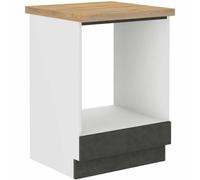 AUCUNE Mueble bajo LASSEN para horno empotrado con encimera - Gris mate