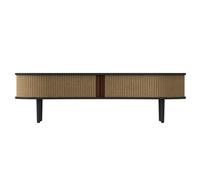 Audacious Mueble para TV Roble Negro /Marrón Azúcar