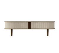 Audacious Mueble para TV Roble Oscuro/Arena Blanca