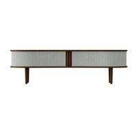 Audacious Mueble para TV Roble Oscuro/Plata Esterlina