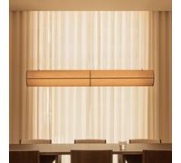 Audo Copenhagen Audo lámpara colgante Hashira Linear, color natural, longitud 140 cm