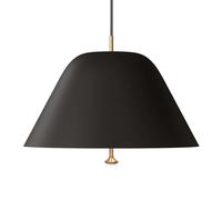 Audo Copenhagen Lámpara colgante Levitate Ø40 cm negro-latón